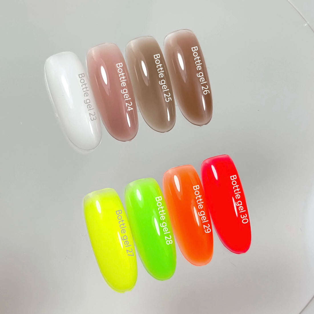 NAILSOFTHEDAY Bottle Gel 27 – neon geel ultrasterke gel voor nagelversterking, 1