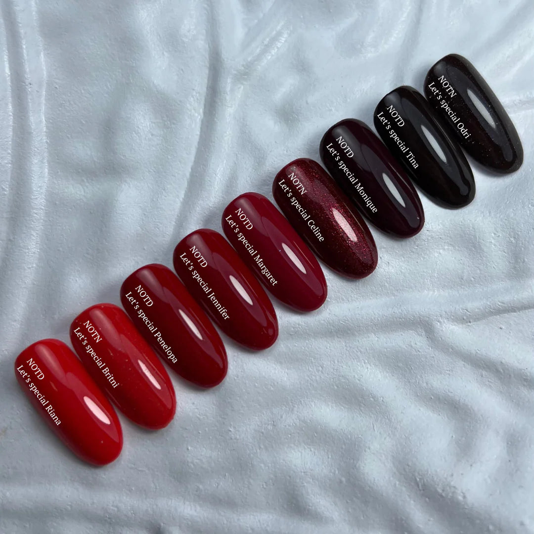 NAILSOFTHEDAY Let's Special Penelopa - Semi-permanente nagellak diep rood 10ml