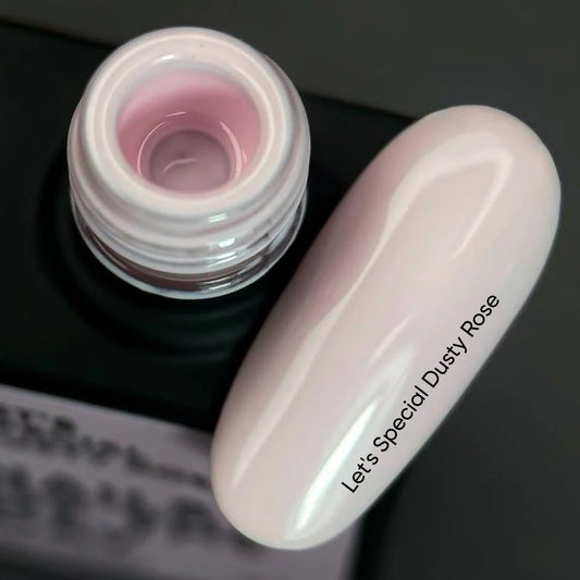 NAILSOFTHEDAY Let's Special Dusty Rose: speciale poederroze semi-permanente nage