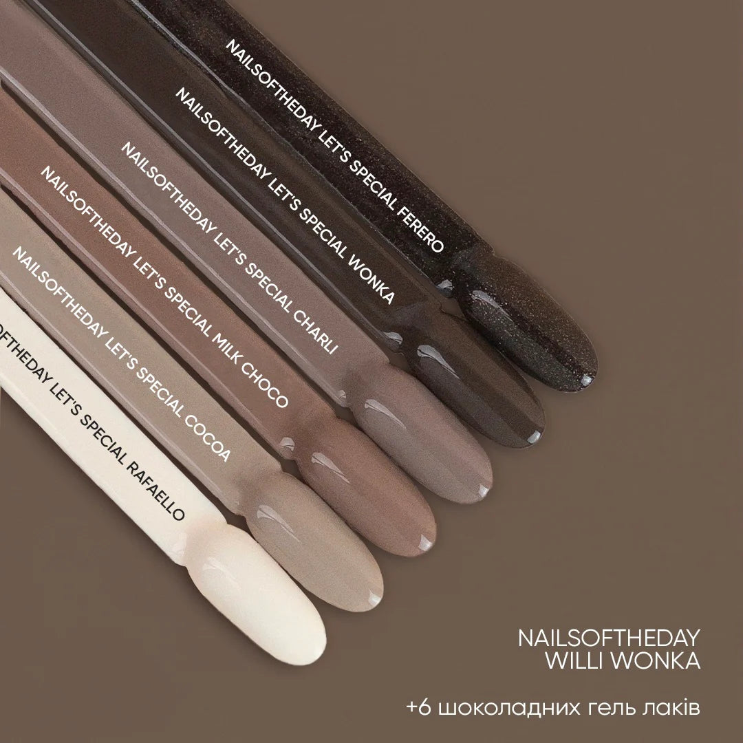 NAILSOFTHEDAY Let's Special Charli: koude chocoladekleurige gelnagellak die een